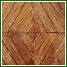 Oak Door with Diamond Pattern